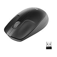 Logitech M190 Mouse Wireless, Design Ricurvo Ambidestro, Batteria fino...