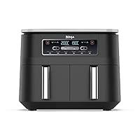 Ninja Foodi [AF300EU] Friggitrice ad Aria a Doppia Zona, 2470 W, 7.6 L...