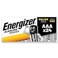 Energizer Batterie AAA, Alkaline Power, Confezione da 24