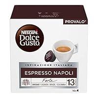 Nescafé Dolce Gusto Espresso Napoli Caffè, 6 Confezioni da 16 Capsule ...