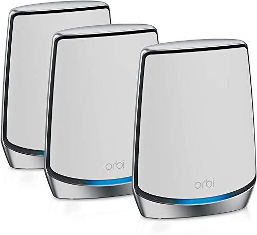 NETGEAR Orbi RBK853 Unità Wi-Fi 6 Mesh, Pacchetto da 3, Copertura fino...