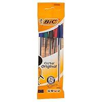 BIC Penne a Sfera, Cristal Original, Colori Assortiti, Punta Media, 1,...