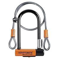 Kryptonite U-Locks, Blocco Disco Evolution 7 con Cavo Flessibile e Sta...