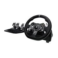 Logitech G920 Driving Force Racing Wheel Volante da Corsa, Pedali Rego...