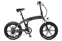 i-Bike Orso ITA99, Bicicletta elettrica ripiegabile Unisex adulto, Gri...