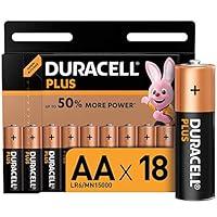 Duracell - Plus AA, Batterie Stilo Alcaline, confezione da 18 ad apert...