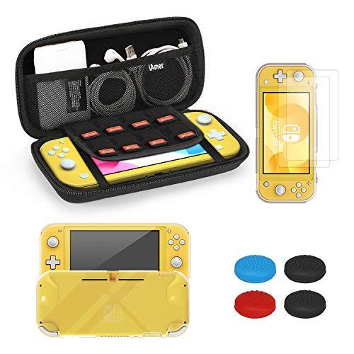 iAmer Kit accessori per Nintendo Switch Lite, Custodia per Nintendo Sw...