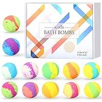 Bombe da Bagno da 12 Confezioni, Set Regalo per Bombe da Bagno Bio Org...