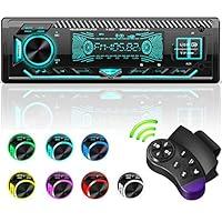 RDS Autoradio Bluetooth vivavoce, DAZZMO 1 DIN universale Auto Radio S...