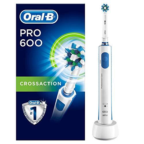 Oral-B Pro 600 Spazzolino Elettrico Ricaricabile PRO 600 CrossAction, ...