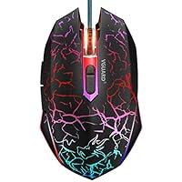 VGUARD Mouse da Gaming, Mouse con Filo USB, Mouse Ottico per PC Portat...