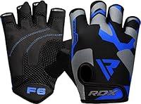 RDX Guanti Palestra Sollevamento Pesi Fitness, Antiscivolo Imbottito P...