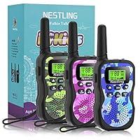 Nestling Walkie Talkie Bambini,8 Canali Ricetrasmittenti 2 Way Radio e...