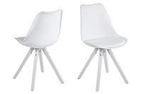 Movian Marchio Amazon Arendsee - Set di 2 sedie da Pranzo, 55 x 55 x 8...