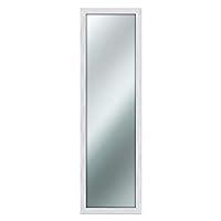 Specchio da parete MIRROR SHABBY CHIC 40X125 cm colore Bianco