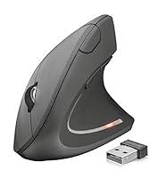 Trust Verto Mouse Verticale Wireless, Mouse Ergonomico senza Filo, 800...