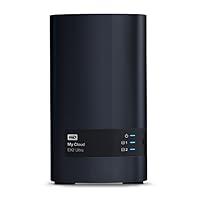 WD WDBVBZ0080JCH-EESN My Cloud EX2 Ultra Network Attached Storage, 8 T...