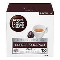 Nescafé Dolce Gusto Espresso Napoli Caffè, 6 Confezioni da 16 Capsule ...