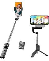 Estensibile Smartphone Gimbal, Hohem 4-in-1 Bastone Selfie Treppiede c...