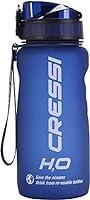 Cressi Water Bottle H20 Frosted, Borraccia Sportiva Unisex, Blu, 600 m...