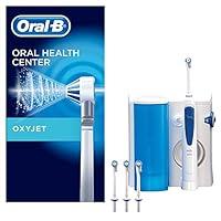 Oral-B Oxyjet Spazzolino Elettrico con Idropulsore Dentale, 4 Testine,...