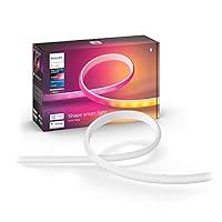 Philips Hue White&ColorAmbiance Gradient Lightstrip, Striscia Led Smar...