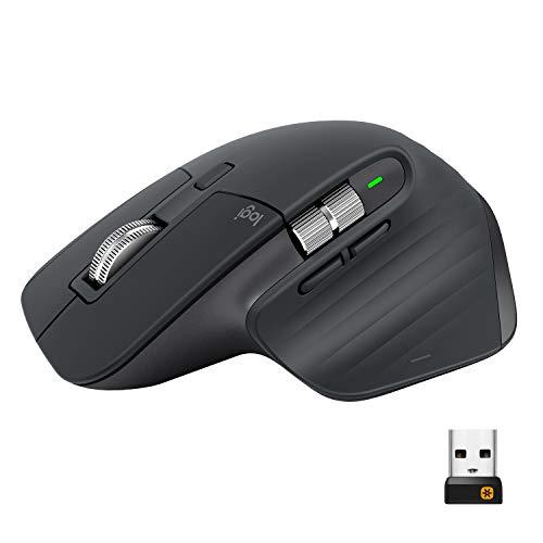 Logitech MX Master 3 Mouse Wireless Avanzato, Ricevitore Bluetooth o U...