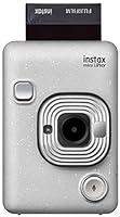 Fujifilm Instax Mini LiPlay Stone White Fotocamera Ibrida Istantanea e...