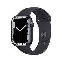 Apple Watch Series 7 (GPS) Cassa 45 mm in alluminio color mezzanotte c...