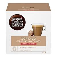 NESCAFÉ DOLCE GUSTO Cortado Decaffeinato Caffè Espresso Macchiato, 3 C...