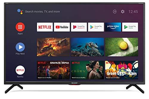 Sharp Aquos LC-32Bi6E 32" Android 9.0 Smart TV 10 bit HD Ready LED TV,...