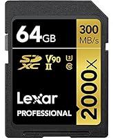 Schede Lexar Professional 2000x 64GB SDXC UHS-II senza Lettore, Lettur...
