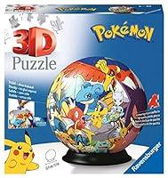 Ravensburger - Puzzle 3D, Pokemon, Età Consigliata 6+, 72 Pezzi - Diam...