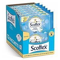 Scottex Pulito Completo, Carta Igienica Umidificata, 12 Confezioni da ...