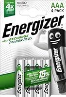 Energizer Batterie Ricaricabili AAA, Recharge Power Plus, Confezione d...