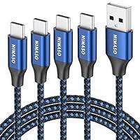Nimaso Cavo USB C [4 Pezzi: 0.3M+1M+2M+3M], Cavo USB Type C Ricarica R...
