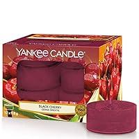 Yankee Candle candeline profumate tea light | Amarena | 12 pezzi