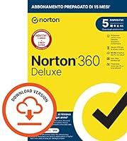Norton 360 Deluxe 2023 | Antivirus per 5 dispositivi | Licenza di 15 m...