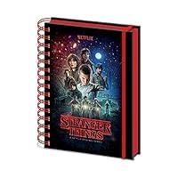 Stranger Things notebook a spirale A5, Multicolore