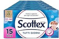 Scottex Box Tutti Giorni Fazzoletti, 15 box da 140 Fazzoletti
