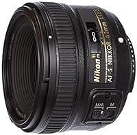 Nikon Obiettivo Nikkor AF-S 50 mm f/1.8G, Nero [Nital Card: 4 Anni di ...