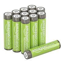 Amazon Basics - Batterie AAA ricaricabili, pre-caricate, confezione da...