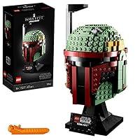 LEGO Star Wars Casco di Boba Fett, Set di Costruzioni da Display, Mode...