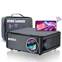 Videoproiettore WiFi Bluetooth,8000 Lumen Proiettore Full HD 1080P Sup...